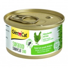 Вологий корм для котів GimCat Superfood 70 г (курка та трави)