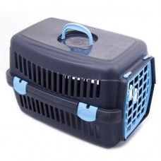Контейнер-переноска для собак и котов весом до 6 кг SG 48 x 32 x 32 см (черная) - cts