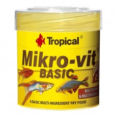 Сухой корм для аквариумных рыб Tropical «Mikro-Vit Basic» 50 мл (для молодых рыб)
