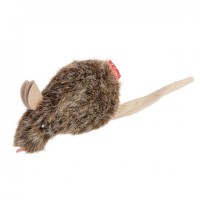 Іграшка для кота Мишка з м\'ятою GiGwi Catnip 10 см (текстиль)