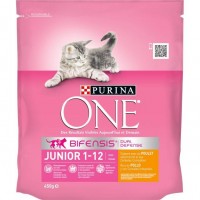 Сухой корм для котят Purina One Junior 450 г (курица)