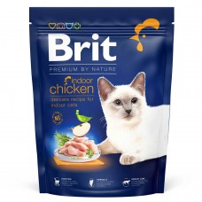 Сухой корм для котов, живущих в помещении Brit Premium by Nature Cat Indoor 300 г (курица)