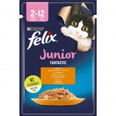 Влажный корм для котят Felix Fantastic 85 г (курица)