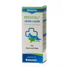 Витамины для кошек и собак Canina «PETVITAL Derm-Liquid» 25 мл (для кожи и шерсти)