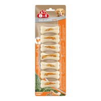 Лакомство для собак 8in1 Delights Кость прессованная Strong 7 см, 140 г / 7 шт. (курица)