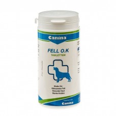 Витамины для собак Canina «Fell O.K.» 125 таблеток, 250 г (для кожи и шерсти)