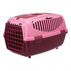 Контейнер-переноска для собак та котів вагою до 8 кг Trixie «Capri 2» 37 x 34 x 55 см (рожева) - 39829 - dgs