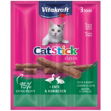 Лакомство для котов Vitakraft мясные палочки 3 шт х 6 г (утка и кролик)