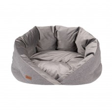 Лежак для собак Amiplay «Siena» 60 см x 60 см x 38 см (серый)