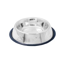 Миска металлическая с косточкой на резиновой кромке Swastik Industries 1 л