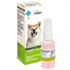 Спрей для кошек и собак наружного применения ProVET «Микостоп» 30 мл (противогрибковый препарат) - dgs