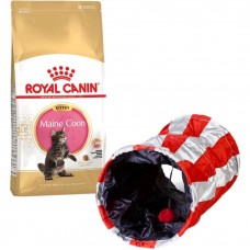 Сухий корм для кошенят породи мейн-кун Royal Canin Kitten Maine Coon | 2 кг (домашня птиця) + Подарунок тунель-іграшка