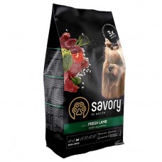 Сухой корм для собак малых пород Savory 3 кг (ягненок)