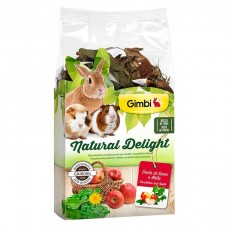 Трав\'яний мікс для гризунів GimBi Natural Delight кульбаба і яблука, 100 г