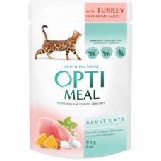 Влажный корм для кошек Optimeal pouch 85 г (индейка)