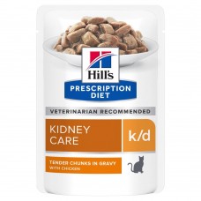 Влажный корм для кошек, при заболеваниях почек Hill’s Prescription Diet k/d 85 г (курица)