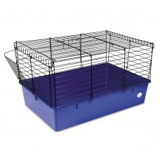 Клетка для грызунов Природа «Кролик 70» 70 x 45 x 40 см (чёрная/синяя)