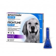 Капли на холку для собак Boehringer Ingelheim (Merial) «Frontline» СПОТ Он от 20 до 40 кг, 1 пипетка (от внешних паразитов)