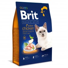 Сухой корм для котов, живущих в помещении Brit Premium by Nature Cat Indoor 8 кг (курица)