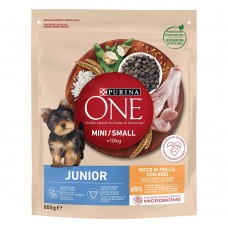 Сухой корм для щенков малых пород Purina One Mini Junior 800 г (курица и рис)