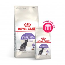Сухой корм для стерилизованных кошек Royal Canin Sterilised 37, 2 кг + 400 г в ПОДАРОК (домашняя птица)
