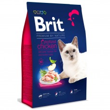 Сухой корм для стерилизованных котов Brit Premium by Nature Cat Sterilised 8 кг (курица)