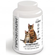 Витаминно-минеральная добавка для ProVET Профілайн комплекс 180 табл, 145 г (для котят, беременных и кормящих кошек)
