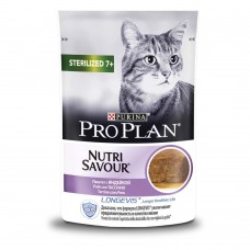 Влажный корм для стерилизованных кошек старше 7 лет ProPlan Sterilised Snr Cat 85 г (индейка)