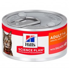 Влажный корм для кошек Hills Science Plan Feline Adult 82 г (лосось)