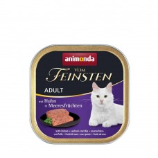 Влажный корм для кошек Animonda Vom Feinsten Adult with Chicken + Seafood | 100 г (курица и морепродукты)