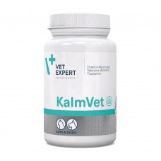 Успокоительный препарат для собак и кошек при стрессе и беспокойстве Vet Expert KalmVet 60 капсул