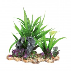 Декорация для аквариума Trixie растения на подставке 18 см (пластик)