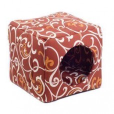 Домик Природа «Кубик» 40 см / 40 см / 37 см (оранжевый) - dgs