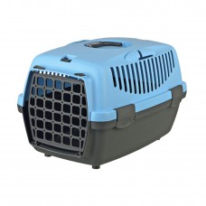 Контейнер-переноска для собак та котів вагою до 6 кг Trixie «Capri 1» 32 x 31 x 48 см (блакитна)