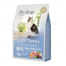 Сухой корм для кошек с лишним весом Profine Cat Light 2 кг (индейка и курица)