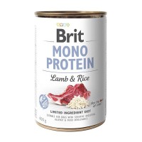Влажный корм для собак Brit Mono Protein Lamb & Rice 400 г (ягнёнок и рис)