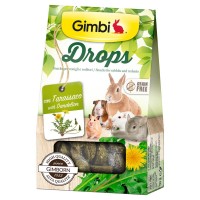 Ласощі для гризунів GimBi дропси з кульбабою, 50 г