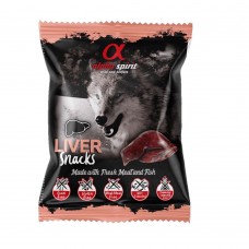 Лакомство для собак Alpha Spirit Dog Snacks Liver, 50 г