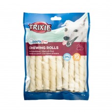 Лакомство для собак Trixie Палочка для чистки зубов Denta Fun 12 см, 270 г / 15 шт. (утка)