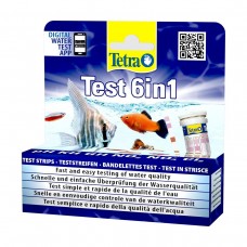 Набор индикаторных тестов для воды Tetra «Test 6in1» 10 шт.