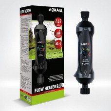 Обогреватель проточный Aquael Flow Heater 500 Вт с системой регулировки One Touch, 500 W
