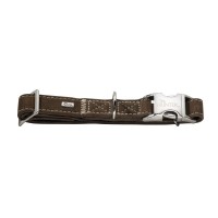 Ошейник Hunter кожаный «Hunting Alu-Strong» 30-45 см / 15 мм (коричневый)