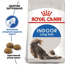 Сухой корм для длинношерстных кошек, живущих в помещении Royal Canin Indoor Long Hair 2 кг (домашняя птица)