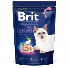 Сухой корм для котов Brit Premium by Nature Cat Adult Chicken1,5 кг (курица)