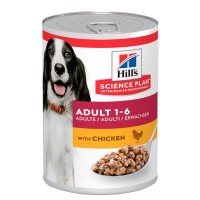 Вологий корм для дорослих собак Hills Science Plan Canine Adult 370 г (курка)
