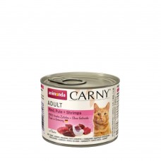 Влажный корм для кошек Animonda Carny Adult Beef, Turkey + Shrimps | 200 г (говядина, индейка и креветки)