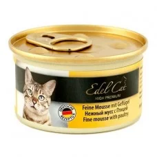 Вологий корм для котів Edel Cat 85 г (мус з птахом)