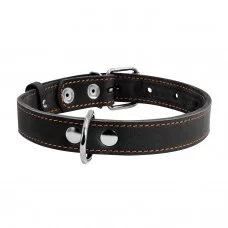 Ошейник Collar одинарный 38-50 см / 25 мм / (чёрный) M