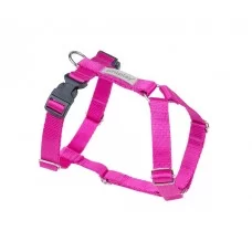 Шлея для собак регульована Amiplay Samba Guard S 17-27 см, 26-35 см / 15 мм (рожевий)