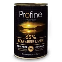 Вологий корм для собак Profine Dog Beef & Liver 400 г (яловичина та печінка)